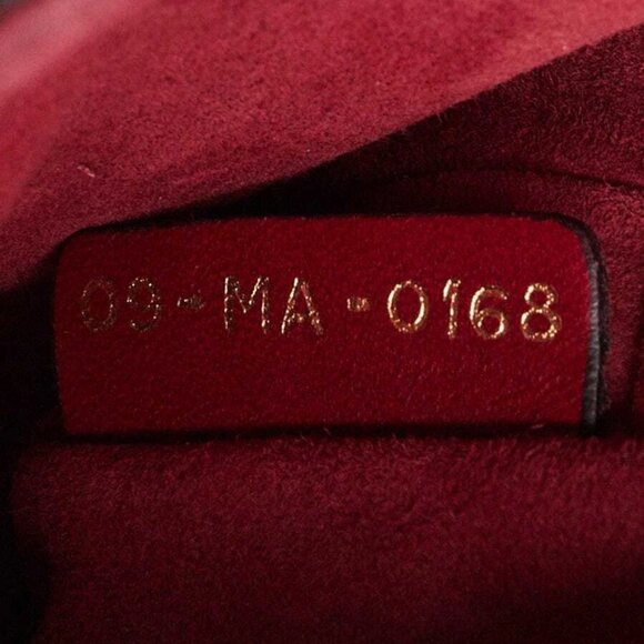 Christian Dior Red Smooth Leather Mini Saddle Bag - Picture 10 of 10